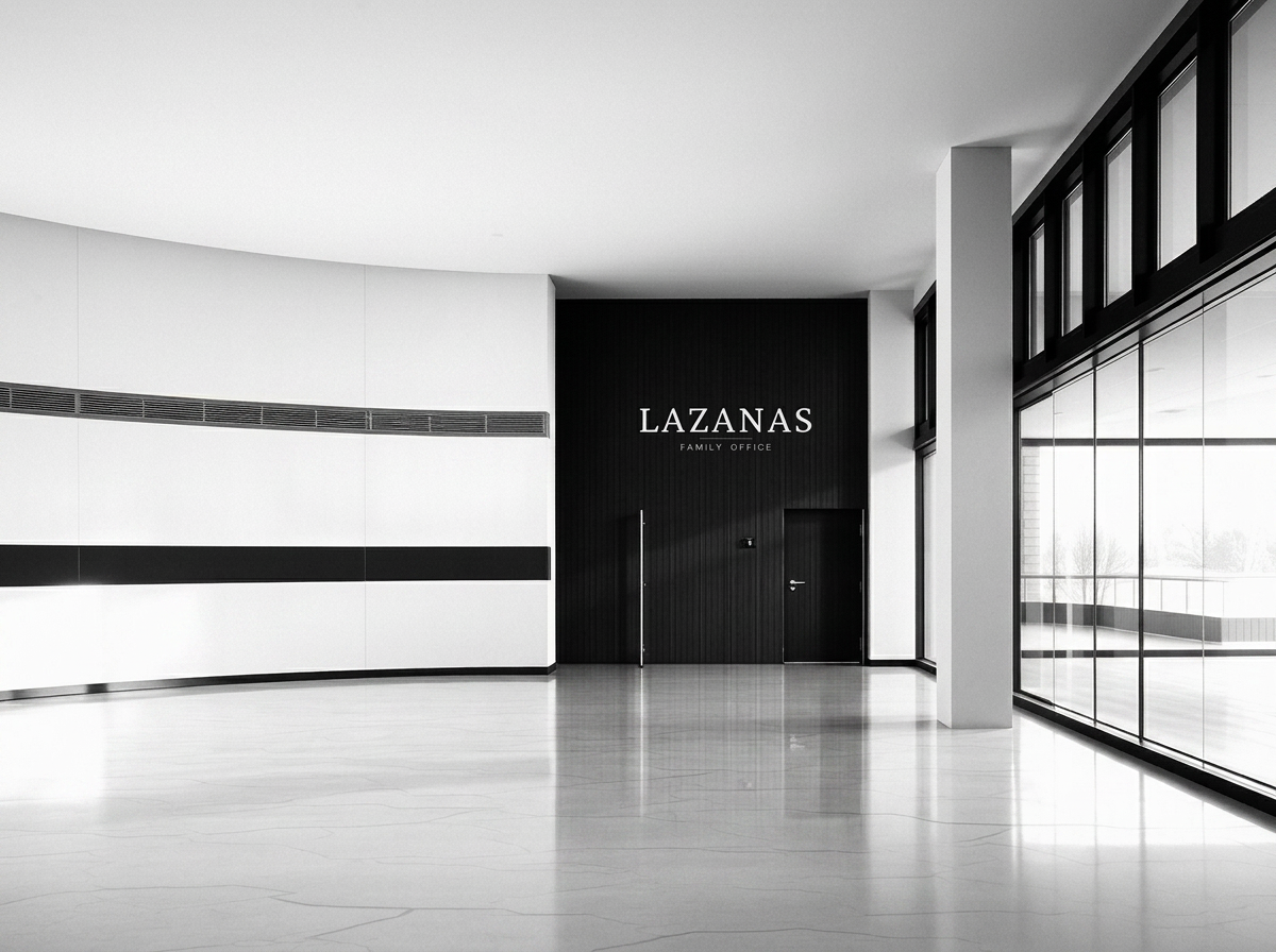 Minimal institutional interior